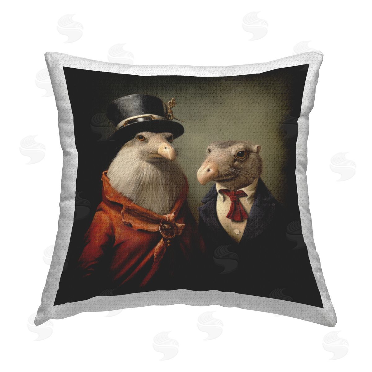 Lazar Studio Wild Animals Vintage Fashion Outdoor Quick-Dry Polyester Printed Throw Pillow