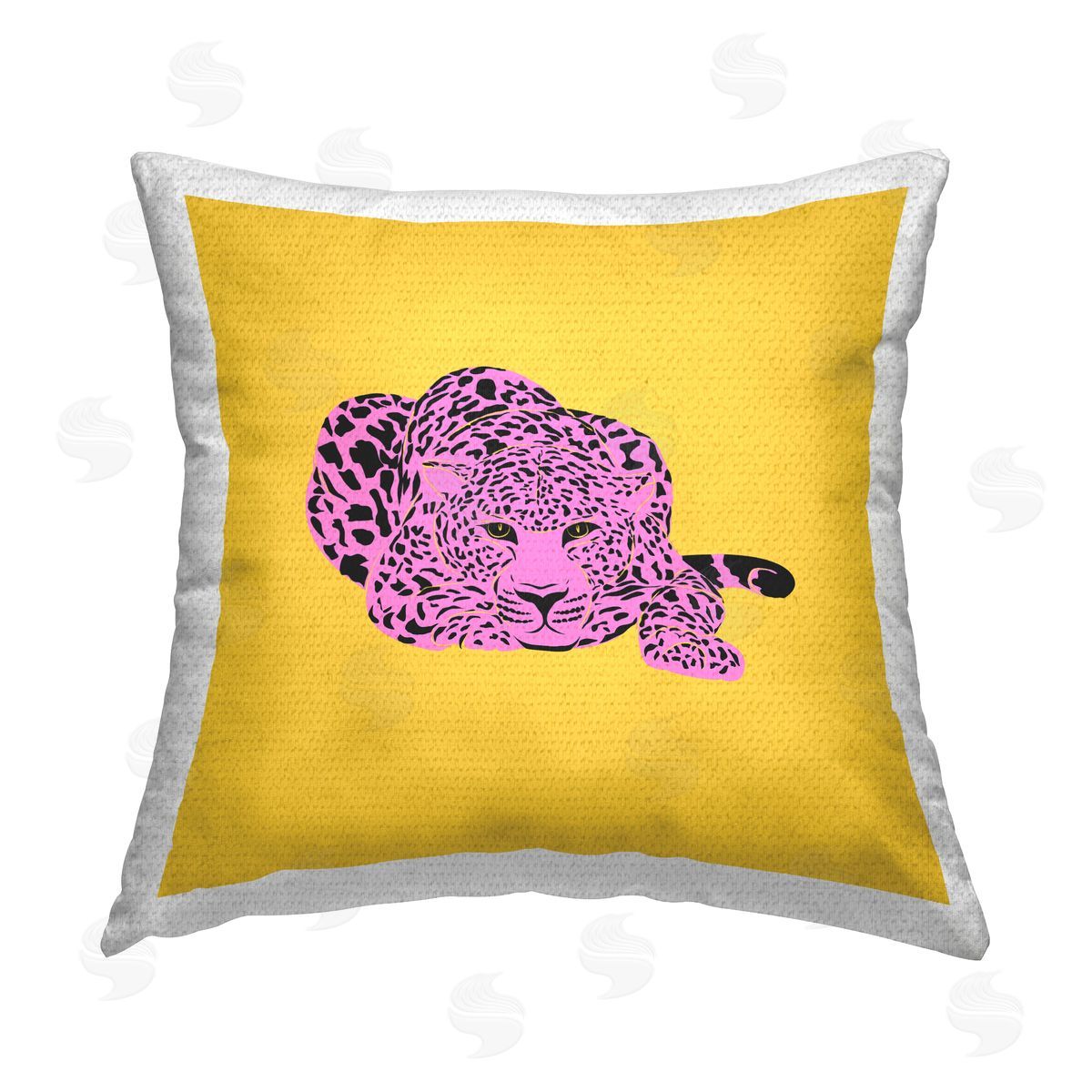 House of Lulu Vivid Pop Style Cheetah Outdoor Quick-Dry Polyester Printed Throw Pillow
