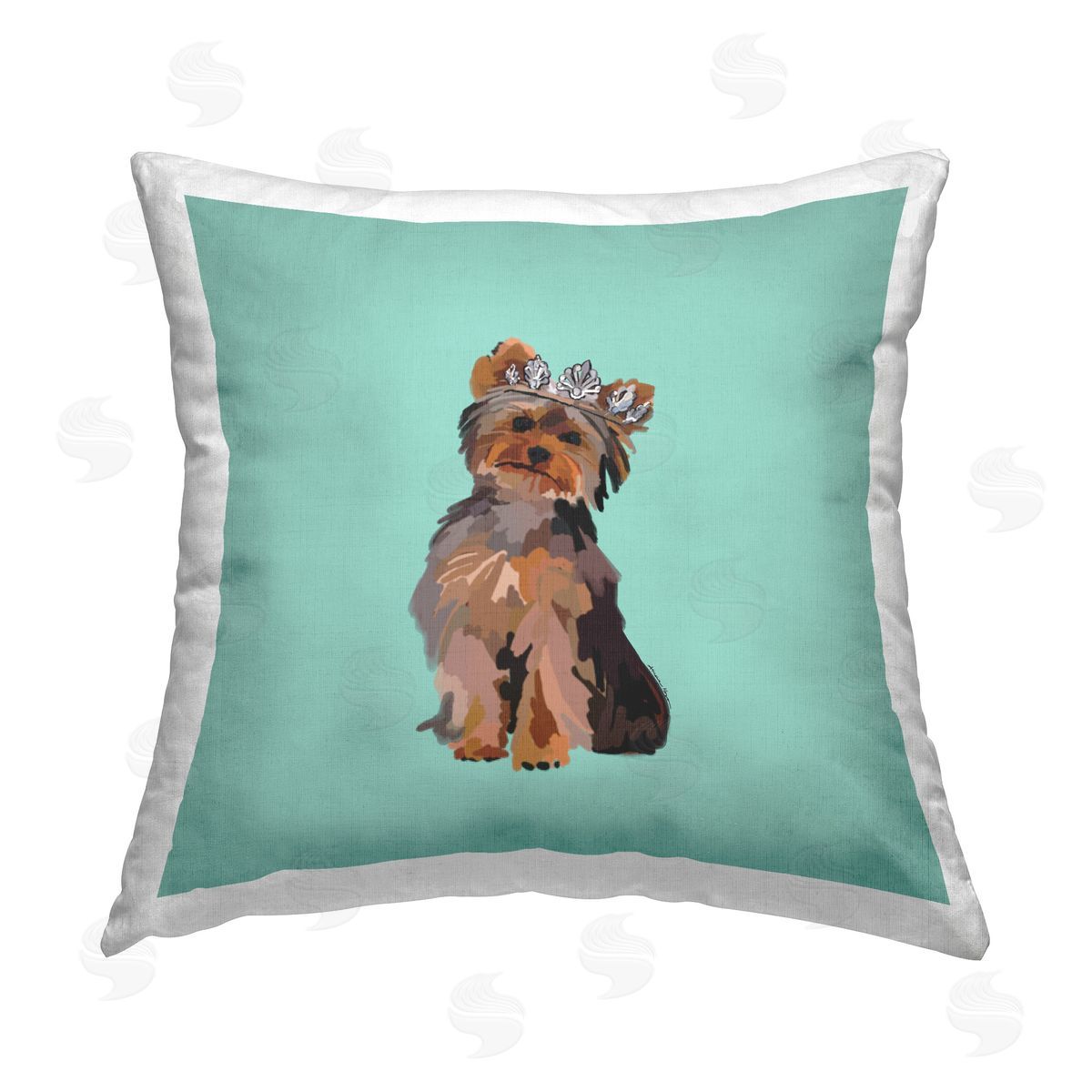 Amelia Noyes Royal Terrier Puppy Printed Plush Polyester Throw Pillow