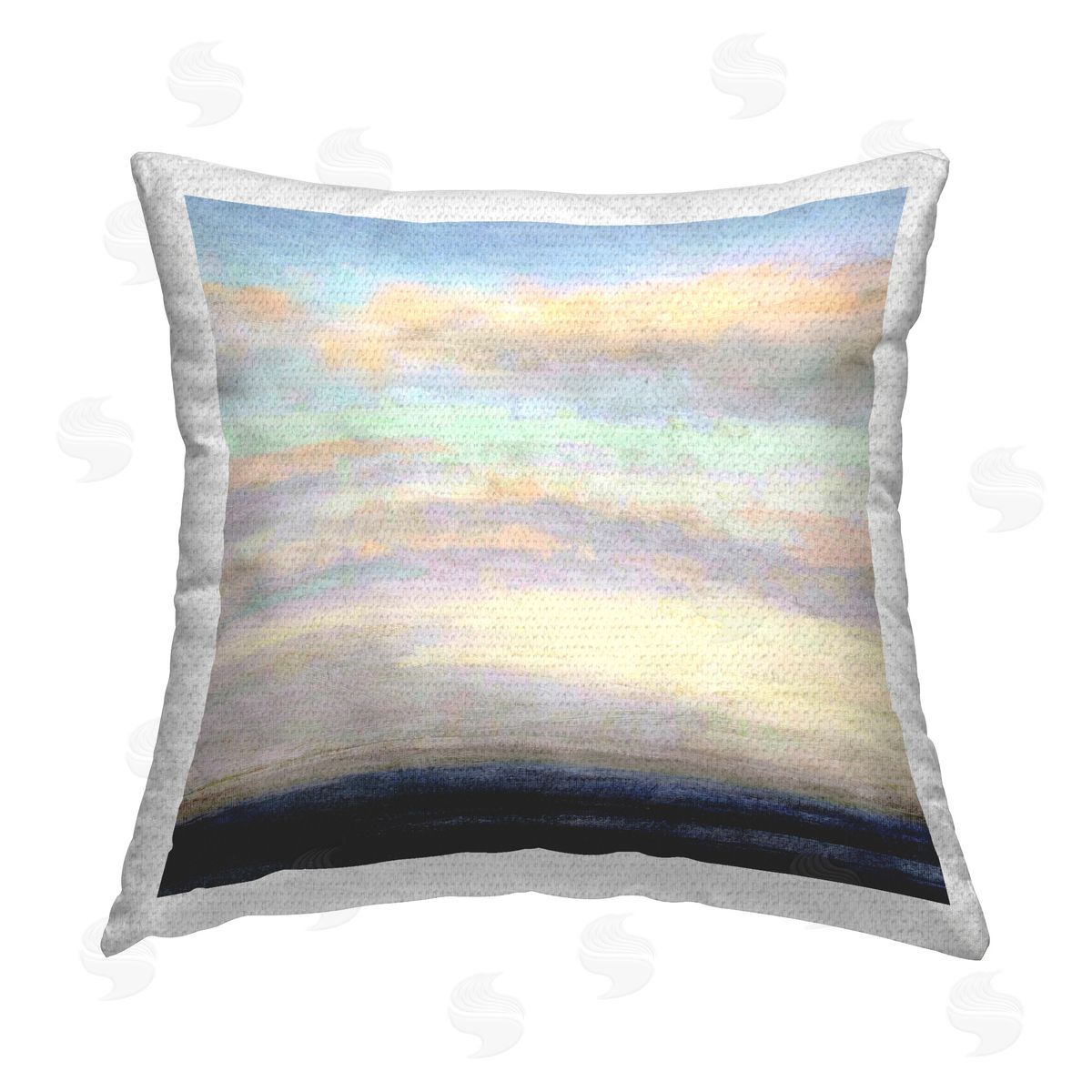 Suzanne Nicoll Ombre Pastel Sky Outdoor Quick-Dry Polyester Printed Throw Pillow