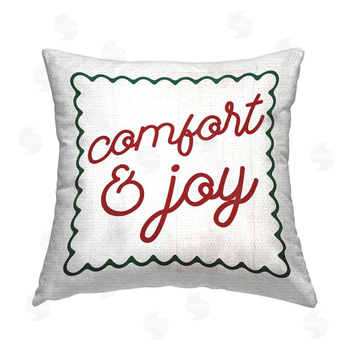 Stupell Studio Seasonal Comfort & Joy Outdoor Quick-Dry Polyester Printed Throw Pillow