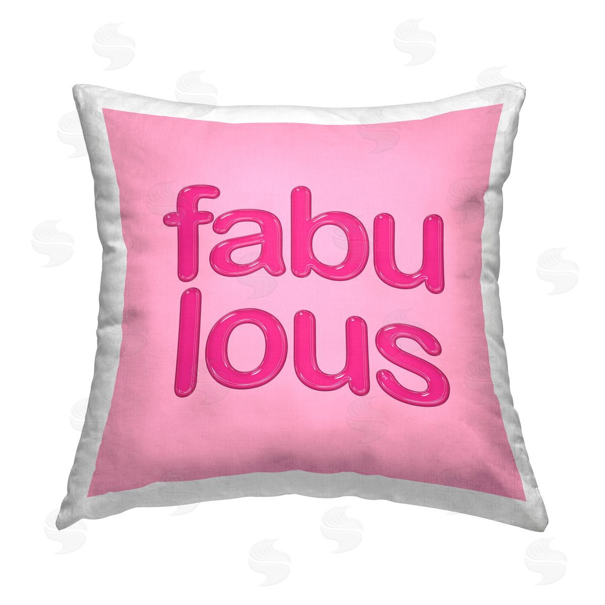 Martina Pavlova Bold Glam Fabulous Printed Plush Polyester Throw Pillow