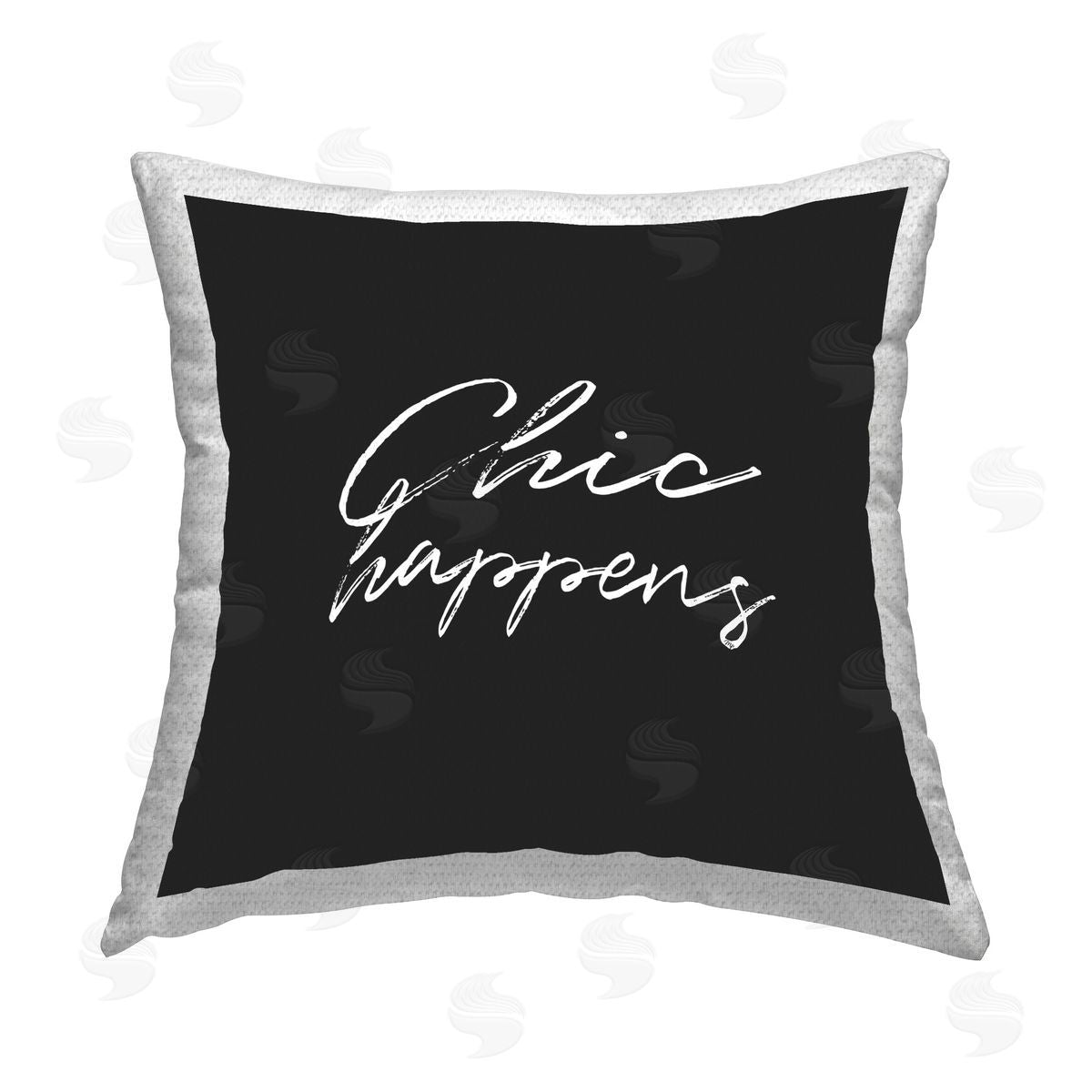 Martina Pavlova Sassy Chic Happens Outdoor Quick-Dry Polyester Printed Throw Pillow