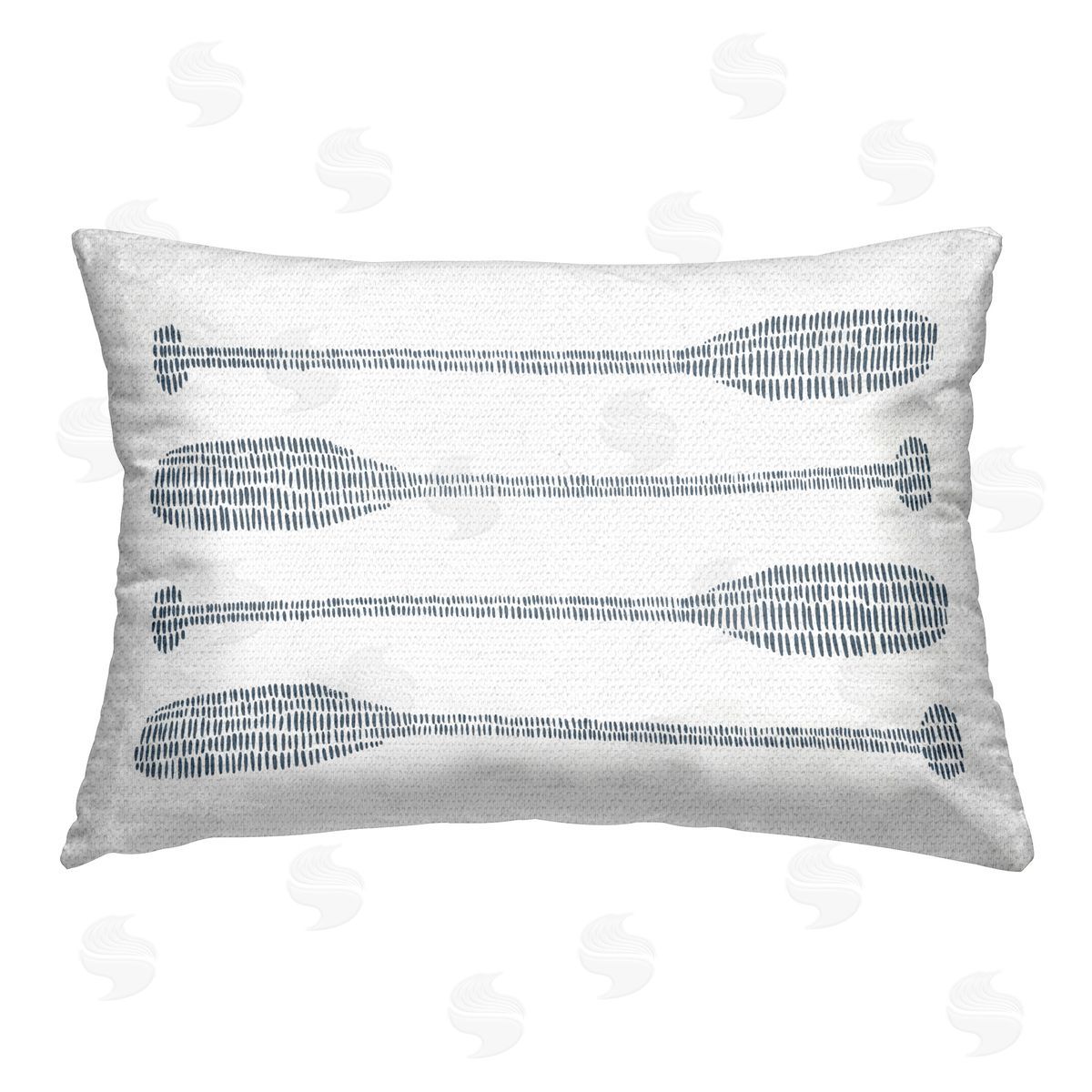 Jetty Home LLC Minimal Boat Oars Outdoor Quick-Dry Polyester Printed Throw Pillow