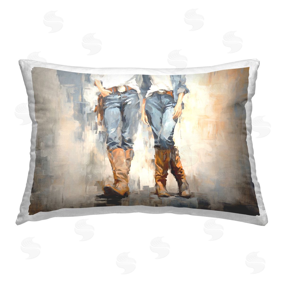 Ramona Murdock Country Cowgirl Attitude Printed Plush Polyester Throw Pillow