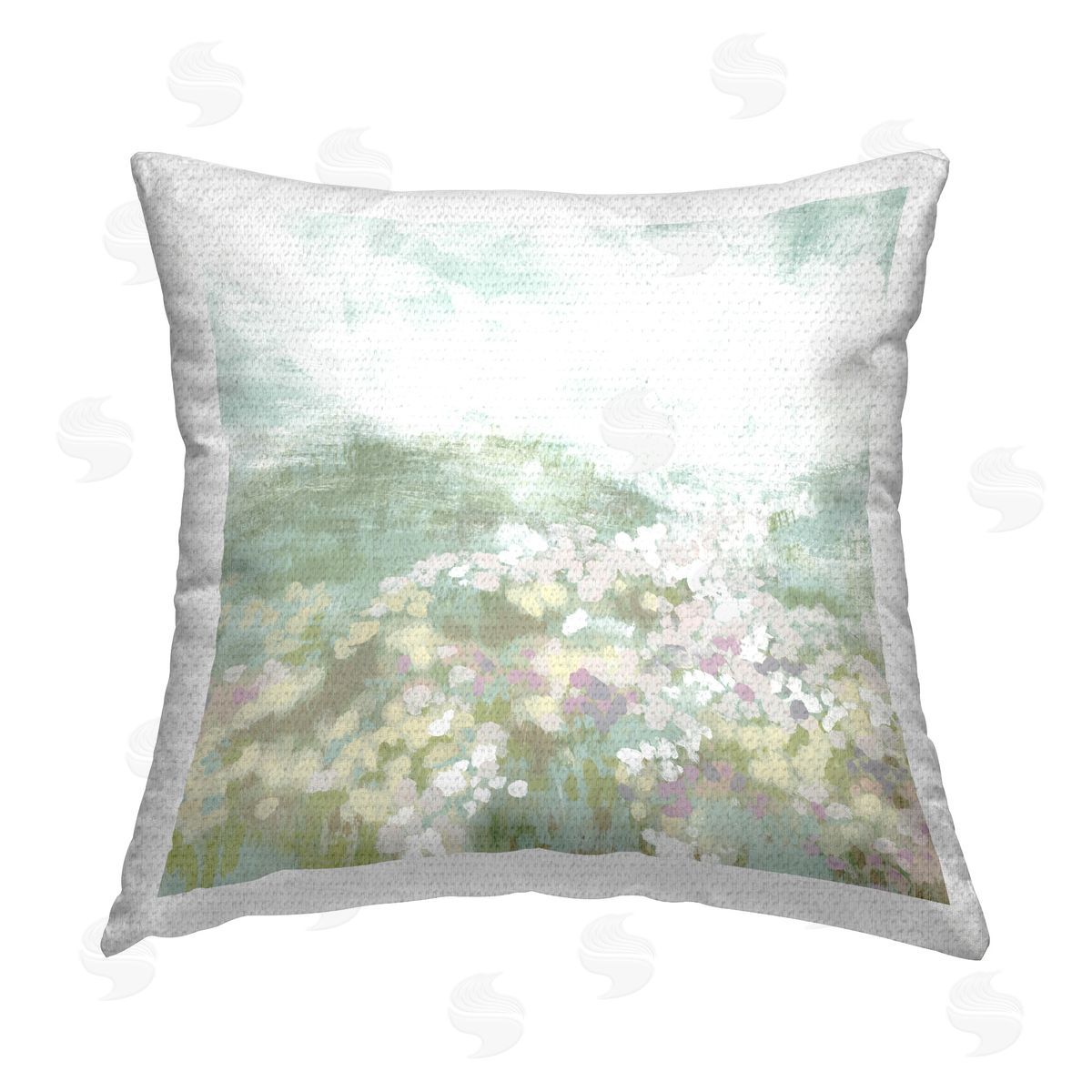 June Erica Vess Rural Countryside Impression Outdoor Quick-Dry Polyester Printed Throw Pillow