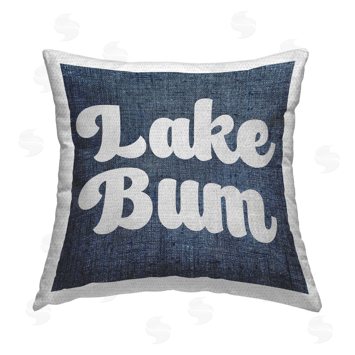 Stupell Studio Vintage Lake Bum Outdoor Quick-Dry Polyester Printed Throw Pillow
