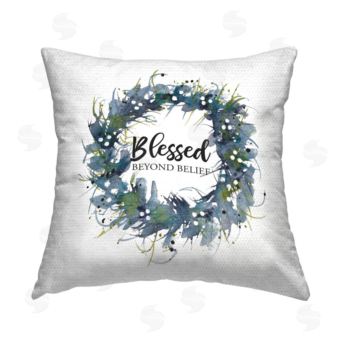 Krinlox Blessed Beyond Belief Outdoor Quick-Dry Polyester Printed Throw Pillow
