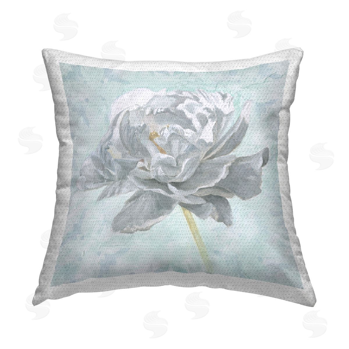 Wellington Studio Sublime Peony Bloom Outdoor Quick-Dry Polyester Printed Throw Pillow