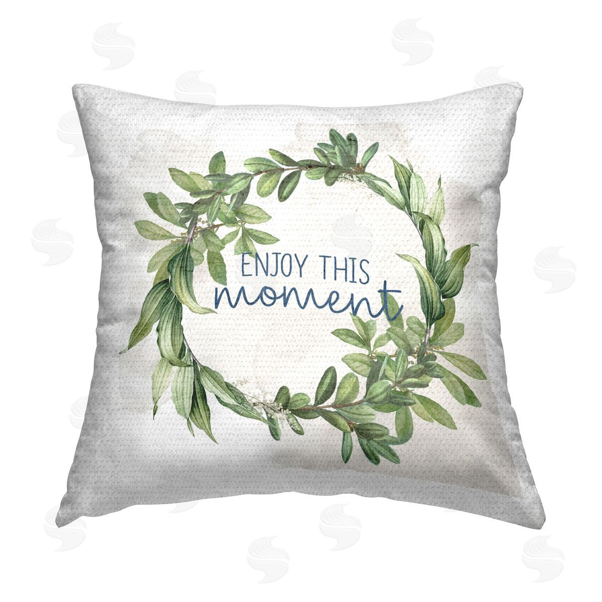 Anne Bailey Enjoy This Moment Outdoor Quick-Dry Polyester Printed Throw Pillow