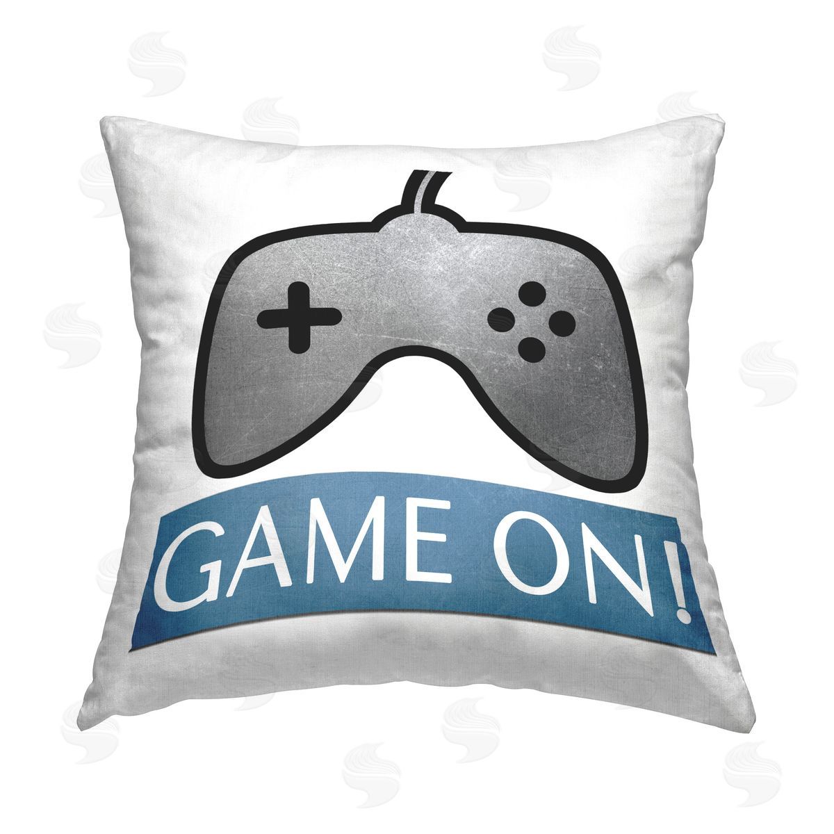 Kim Allen Game On Controller Printed Plush Polyester Throw Pillow