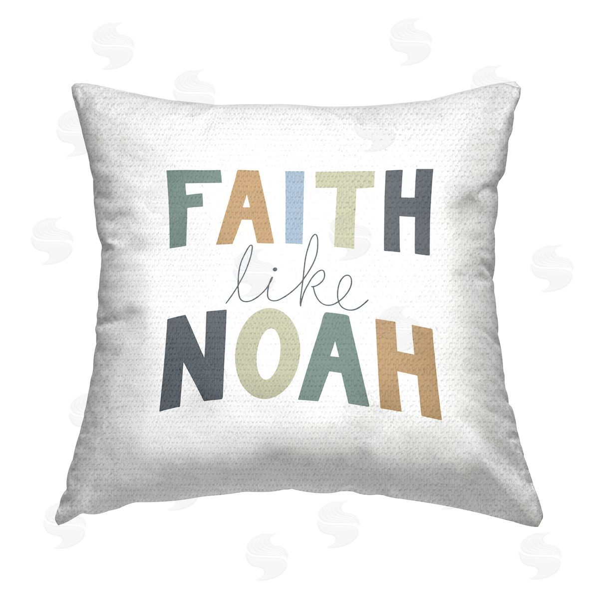Tara Moss Faith Like Noah Outdoor Quick-Dry Polyester Printed Throw Pillow
