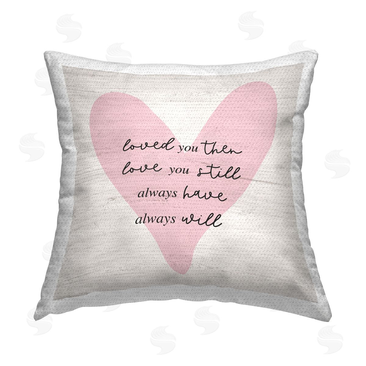 Natalie Carpentieri Love You Still Heart Outdoor Quick-Dry Polyester Printed Throw Pillow
