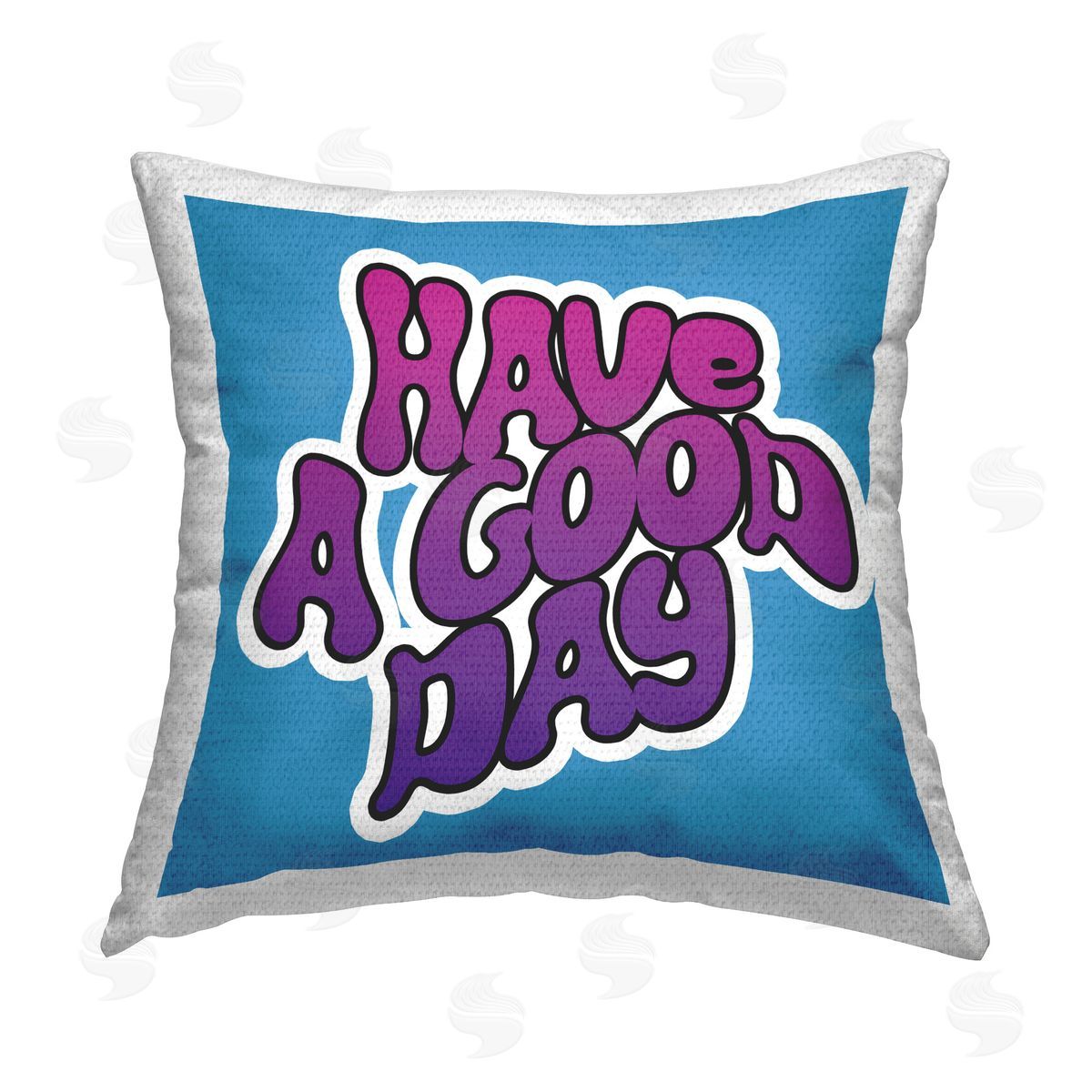 Katrina Craven Groovy Good Day Outdoor Quick-Dry Polyester Printed Throw Pillow