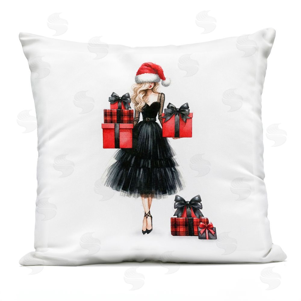 Amanda Greenwood Fashionable Holiday Shopping Outdoor Quick-Dry Polyester Printed Throw Pillow
