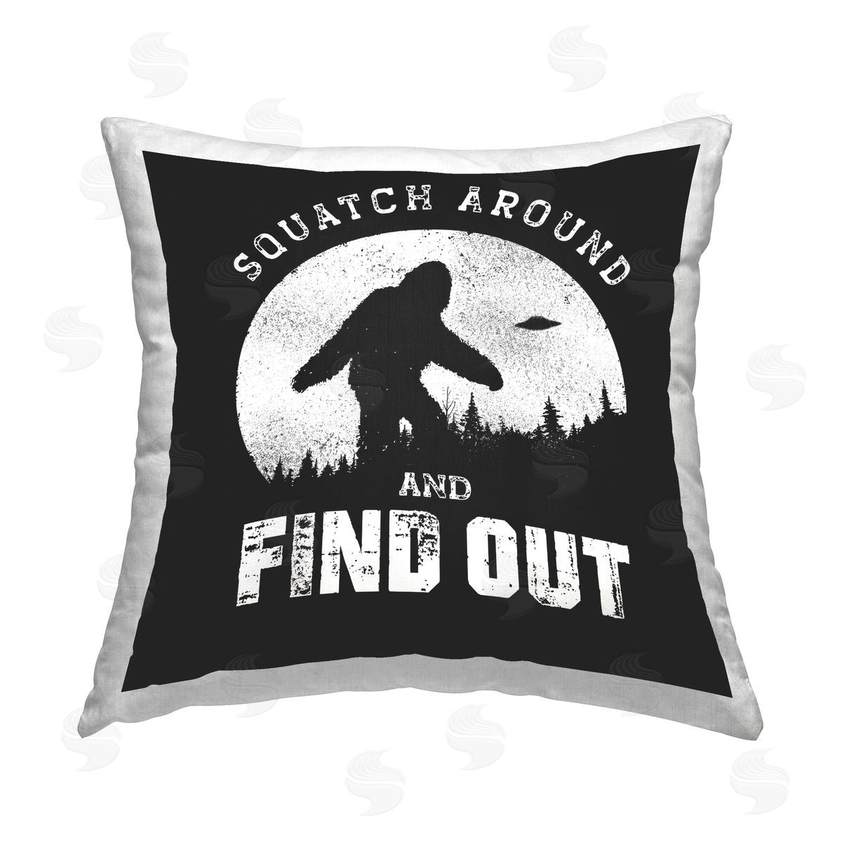 Jedco Brands Inc. Funny Mythical Monster Saying Printed Plush Polyester Throw Pillow