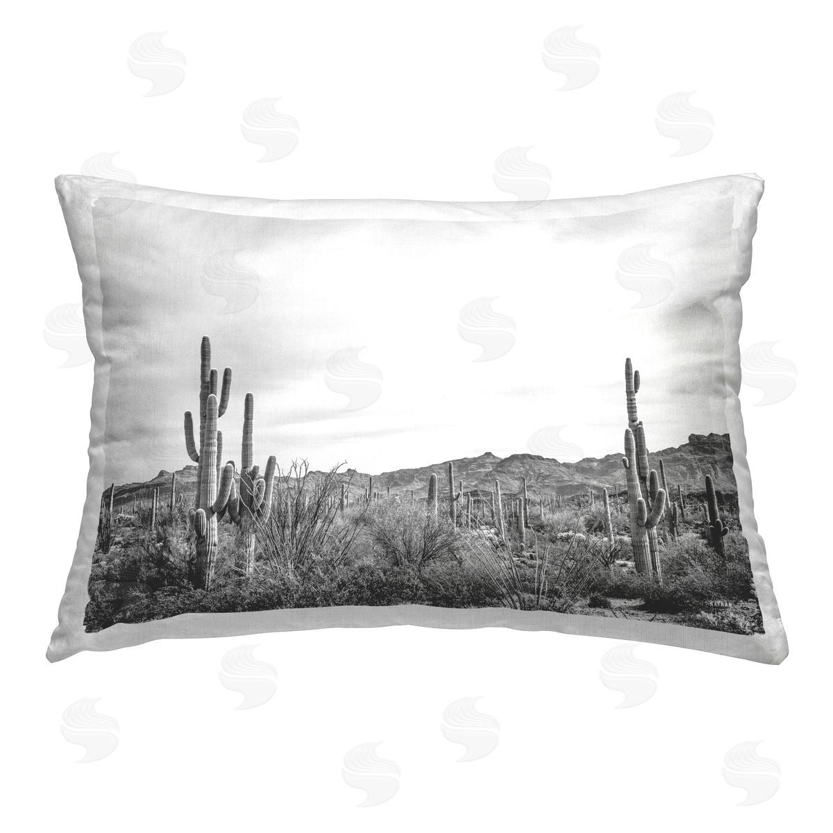 Nathan Larson Sonoran Desert Wonderland Printed Plush Polyester Throw Pillow