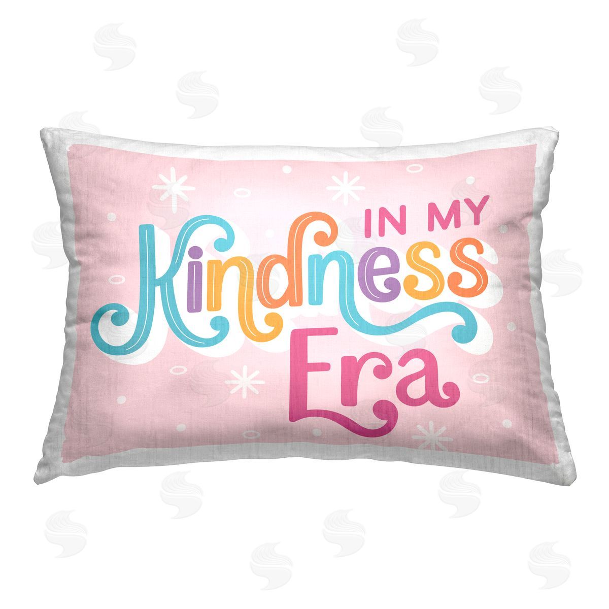 Jalynn Heerdt Pastel Kindness Era Printed Plush Polyester Throw Pillow