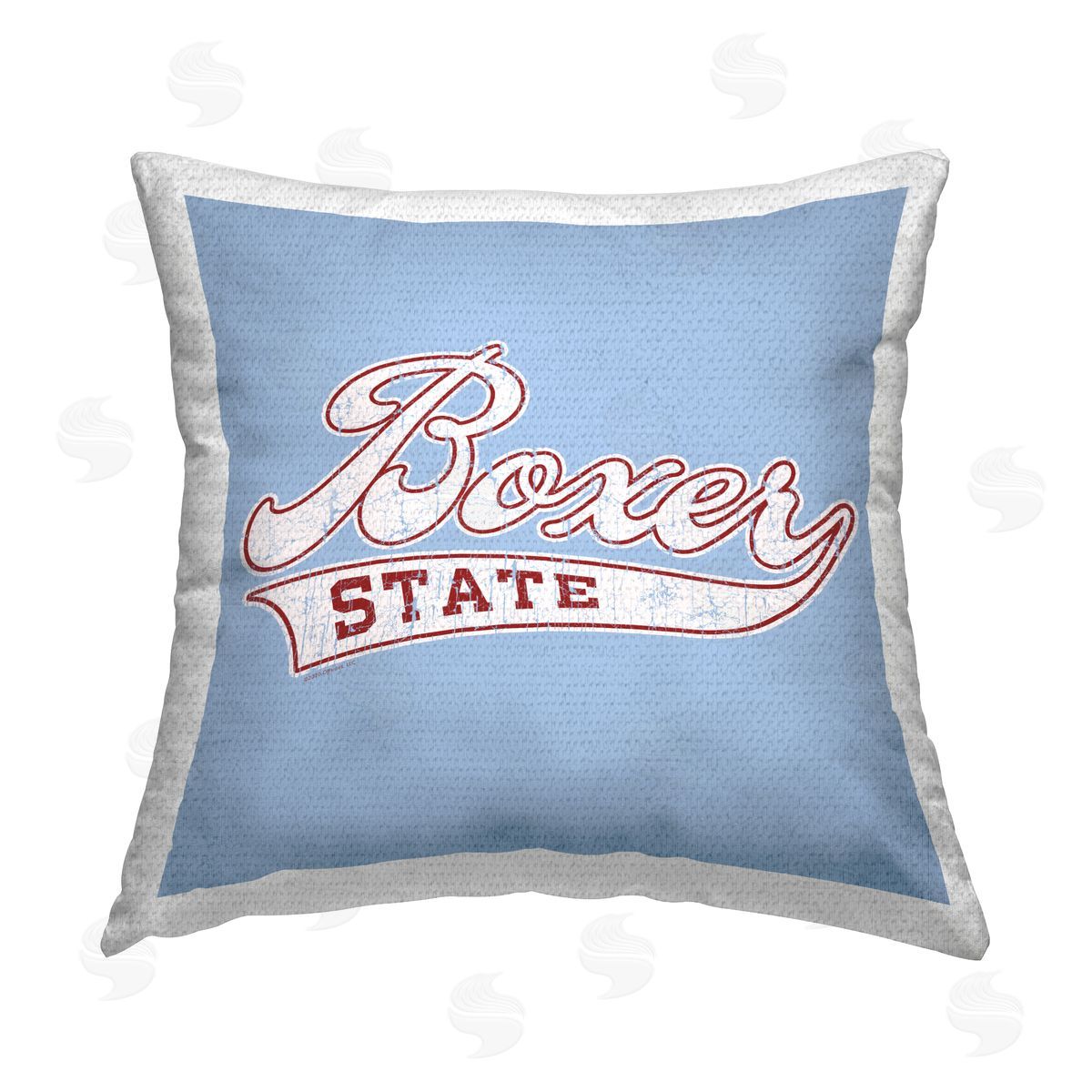 Spirit Animals/Life Is High Boxer State Varsity Style Outdoor Quick-Dry Polyester Printed Throw Pillow