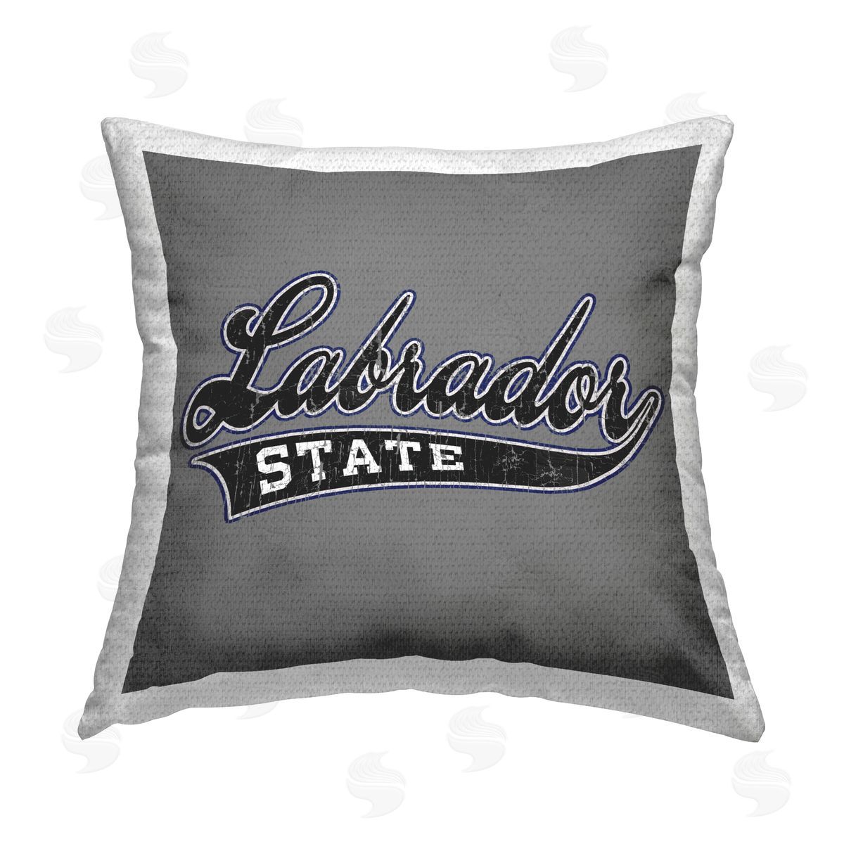 Spirit Animals/Life Is High Varsity Labrador State College Outdoor Quick-Dry Polyester Printed Throw Pillow