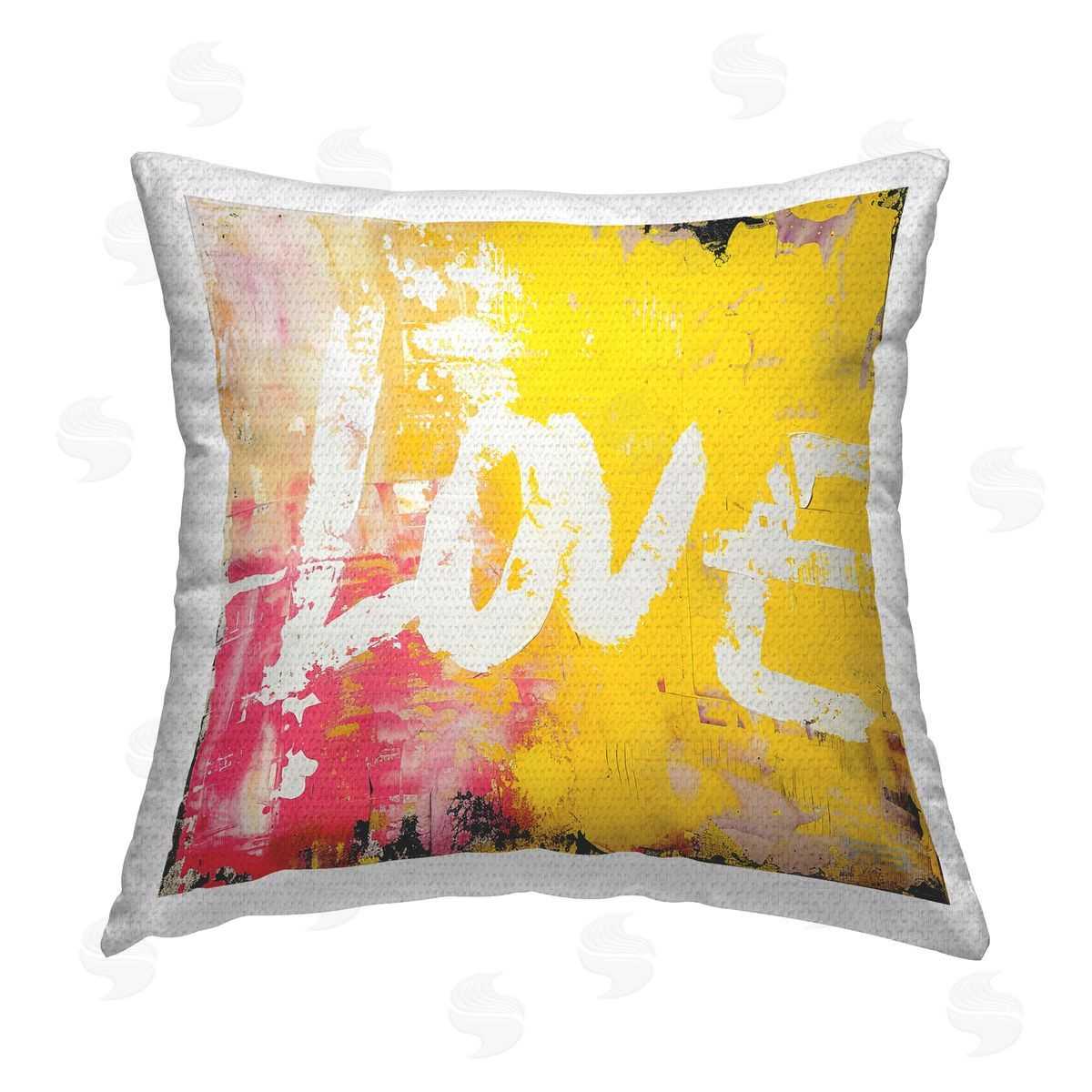 RB Urban Love Paint Style Outdoor Quick-Dry Polyester Printed Throw Pillow