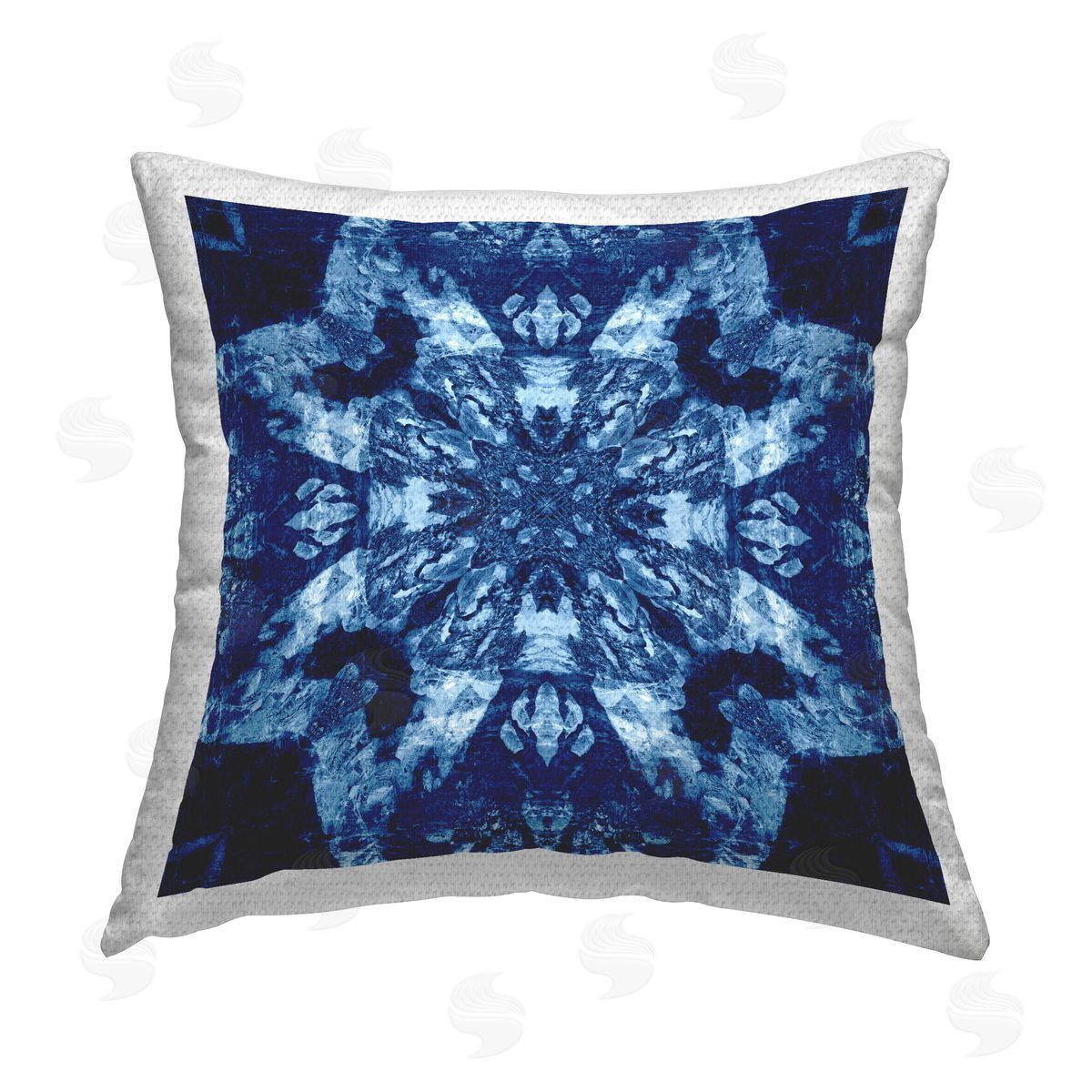 El Perkin Geometric Symmetry Pattern Outdoor Quick-Dry Polyester Printed Throw Pillow