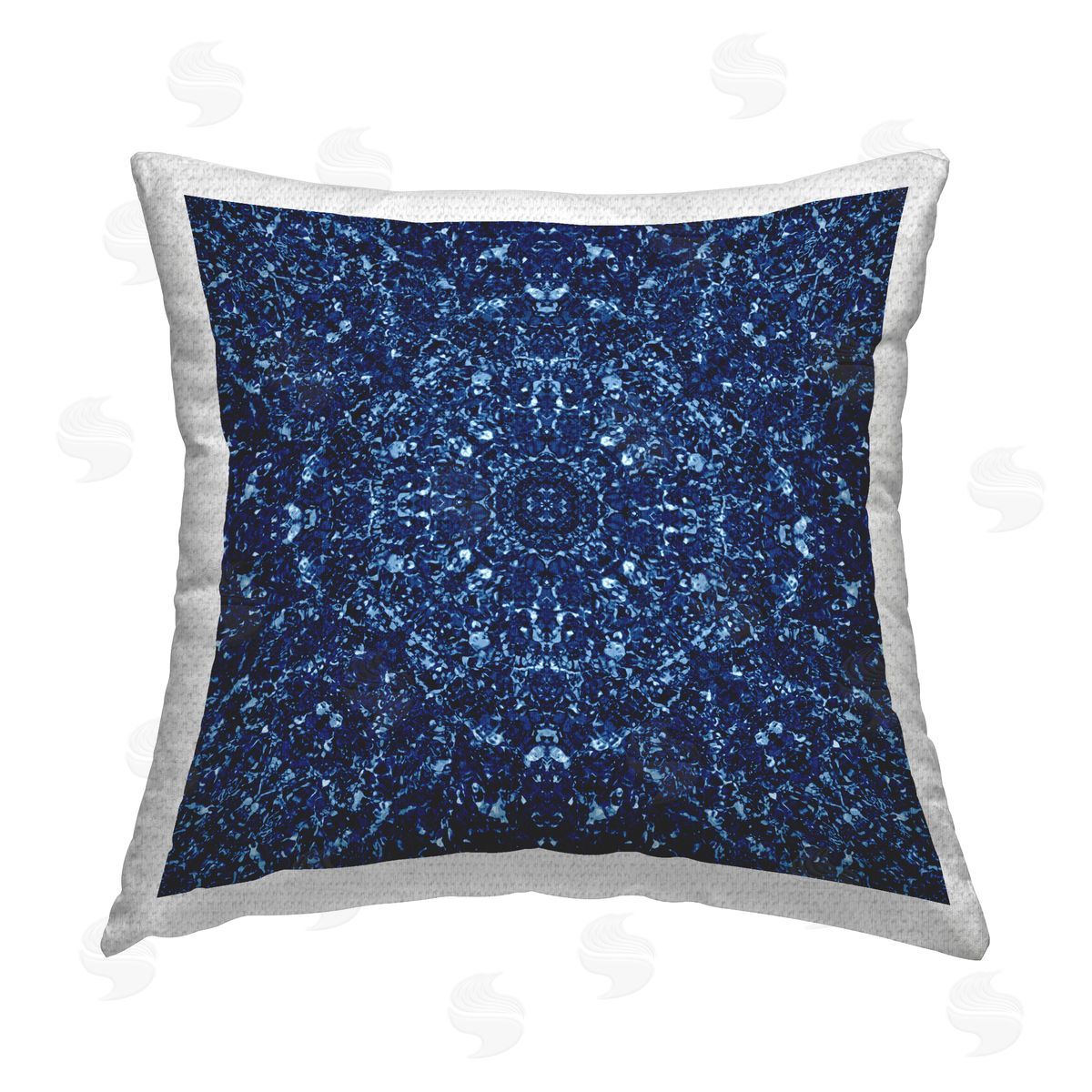 El Perkin Geometric Mosaic Pattern Outdoor Quick-Dry Polyester Printed Throw Pillow