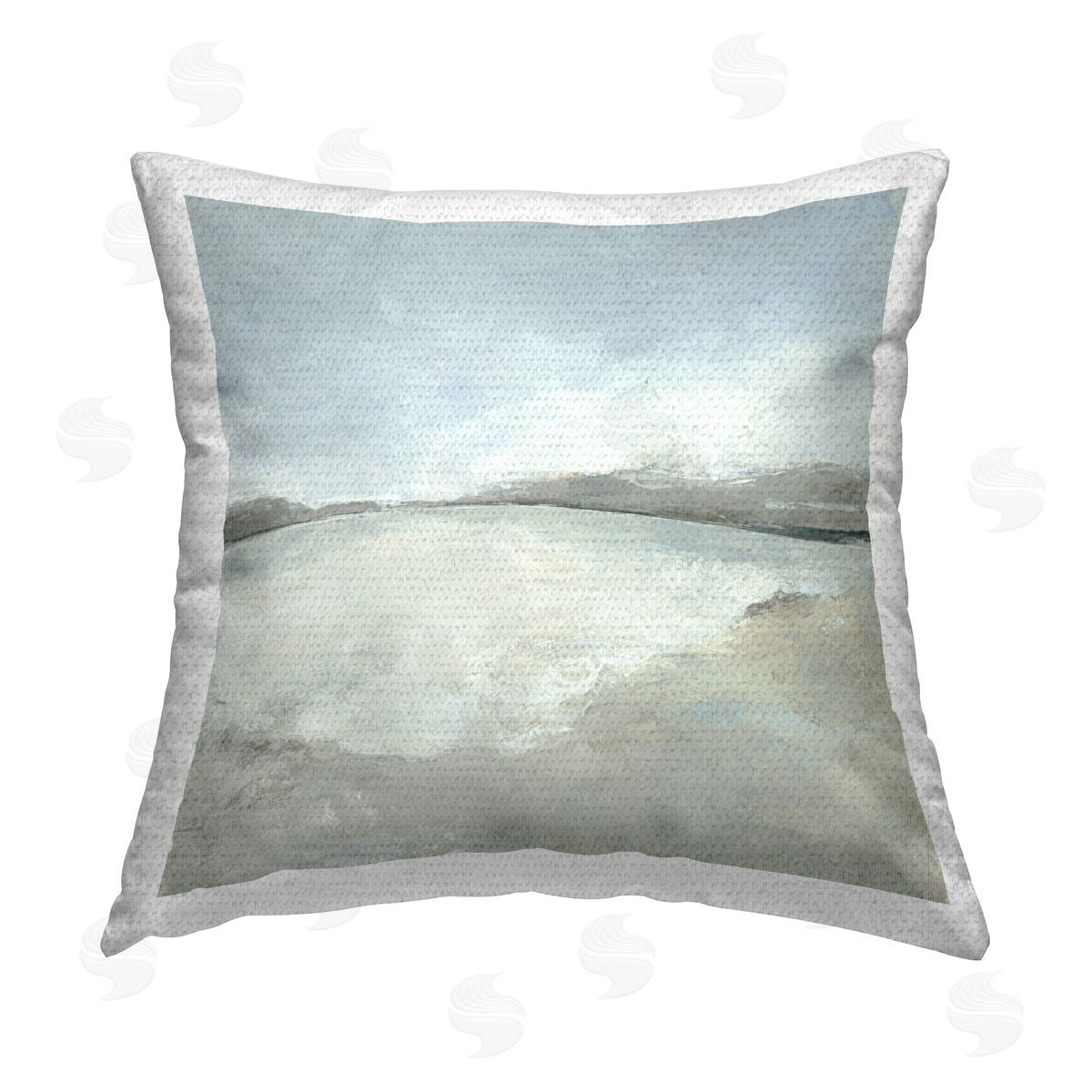 Hannah Dawson Abstract Distressed Beach Outdoor Quick-Dry Polyester Printed Throw Pillow