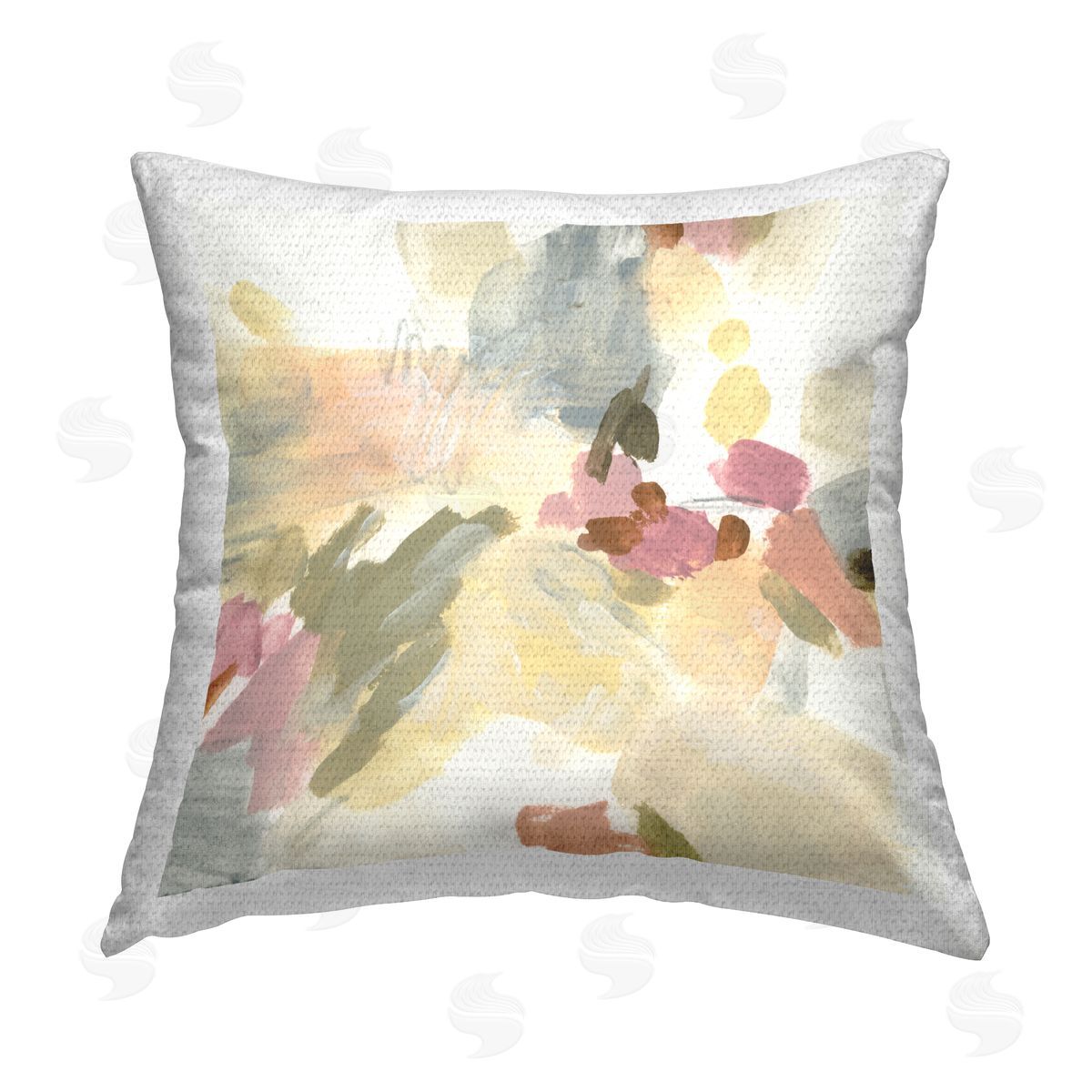 June Erica Vess Soft Restless Abstraction Outdoor Quick-Dry Polyester Printed Throw Pillow