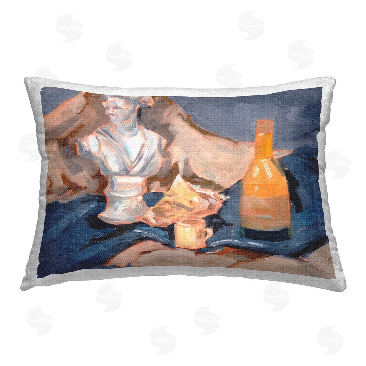 Melissa Wang Still Life on Blanket Outdoor Quick-Dry Polyester Printed Throw Pillow