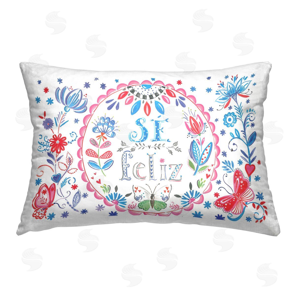 SD Graphics Studio  Printed Plush Polyester Throw Pillow