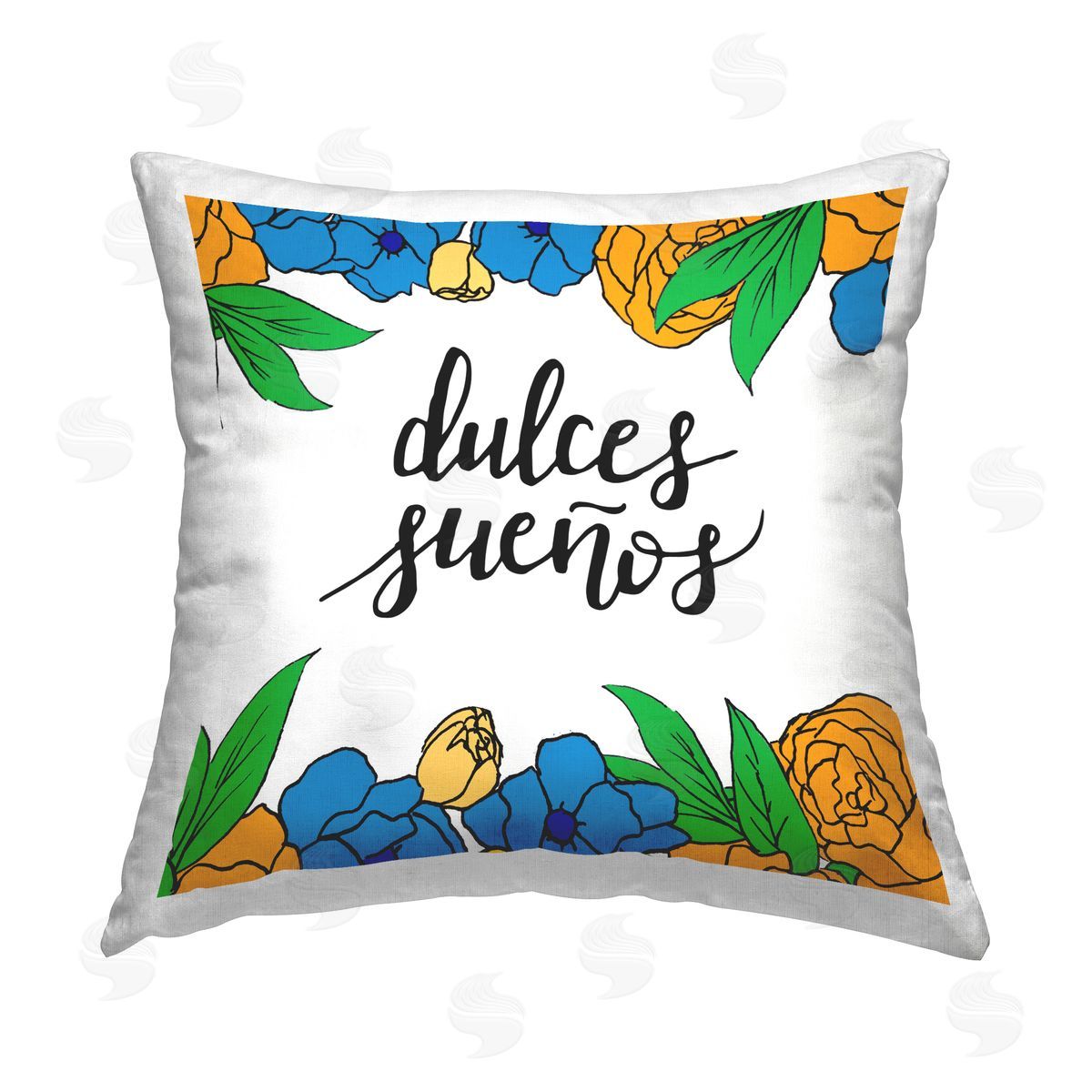 SD Graphics Studio  Printed Plush Polyester Throw Pillow