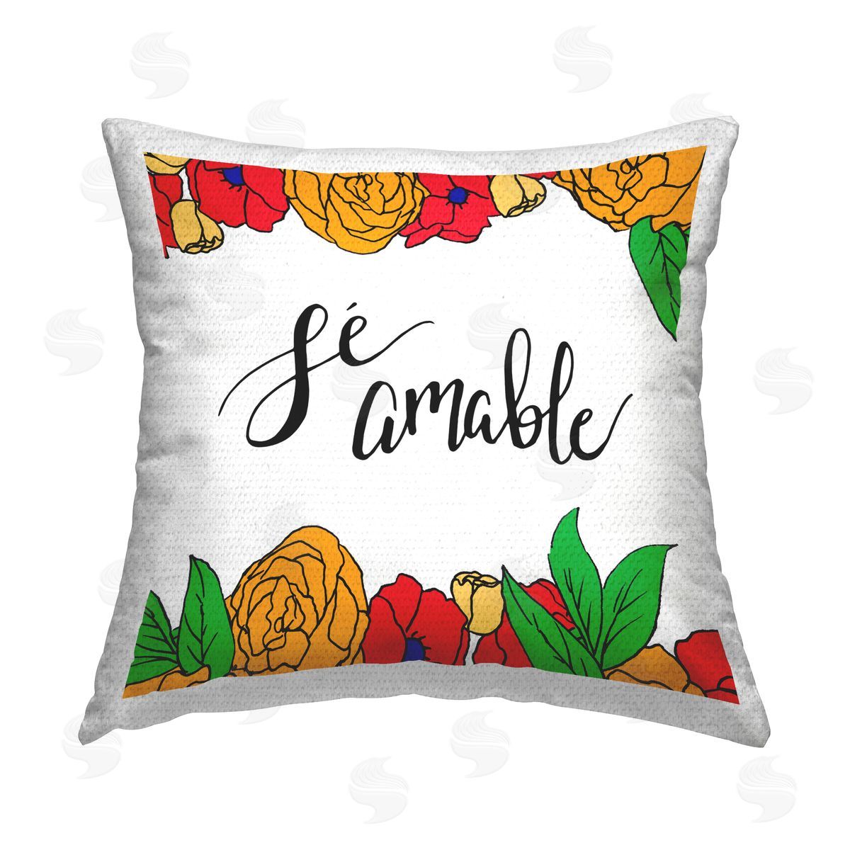 SD Graphics Studio  Outdoor Quick-Dry Polyester Printed Throw Pillow