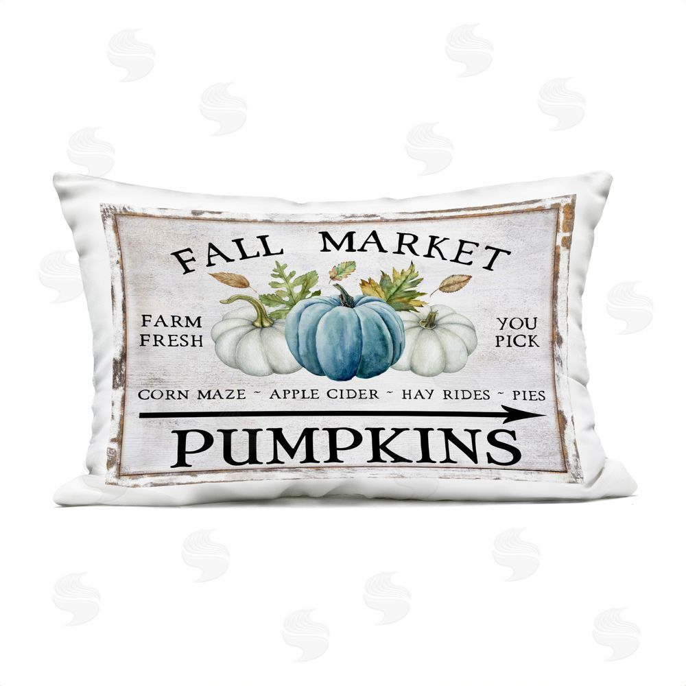 Creatif Belle Fall Market with Arrow Outdoor Quick-Dry Polyester Printed Throw Pillow