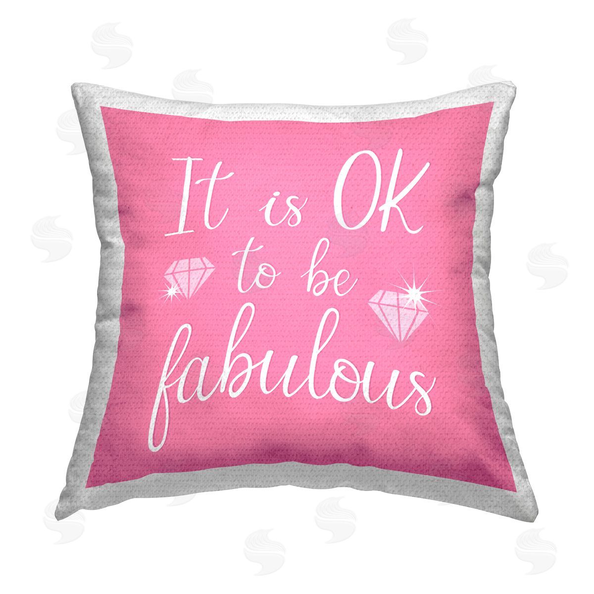 Martina Pavlova Be Fabulous with Gems Outdoor Quick-Dry Polyester Printed Throw Pillow
