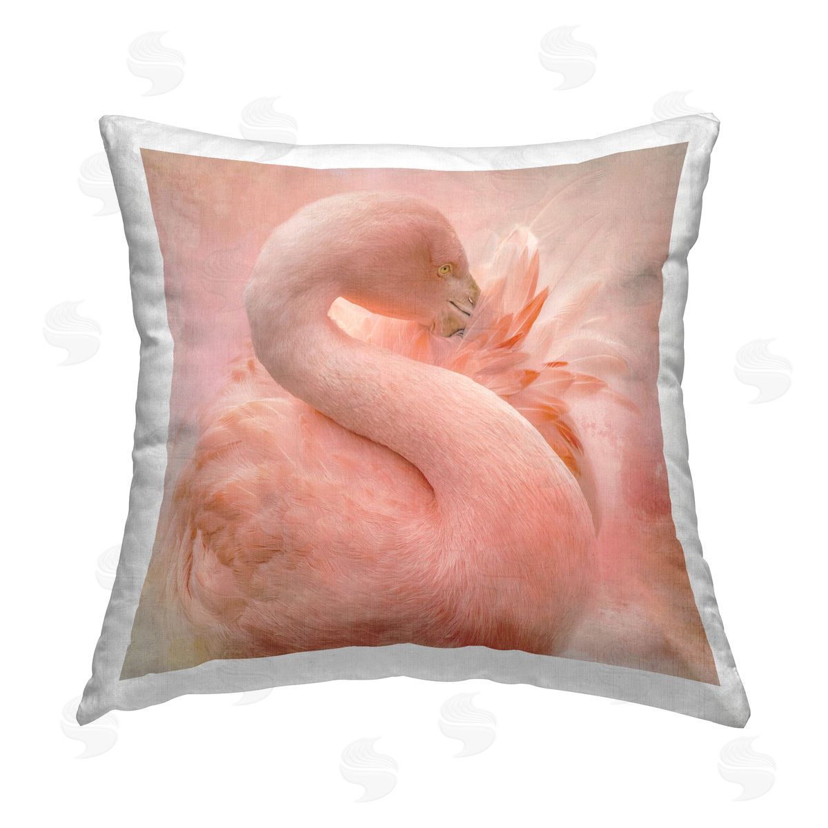 Kelley Parker Cocoon of Plumage Printed Plush Polyester Throw Pillow
