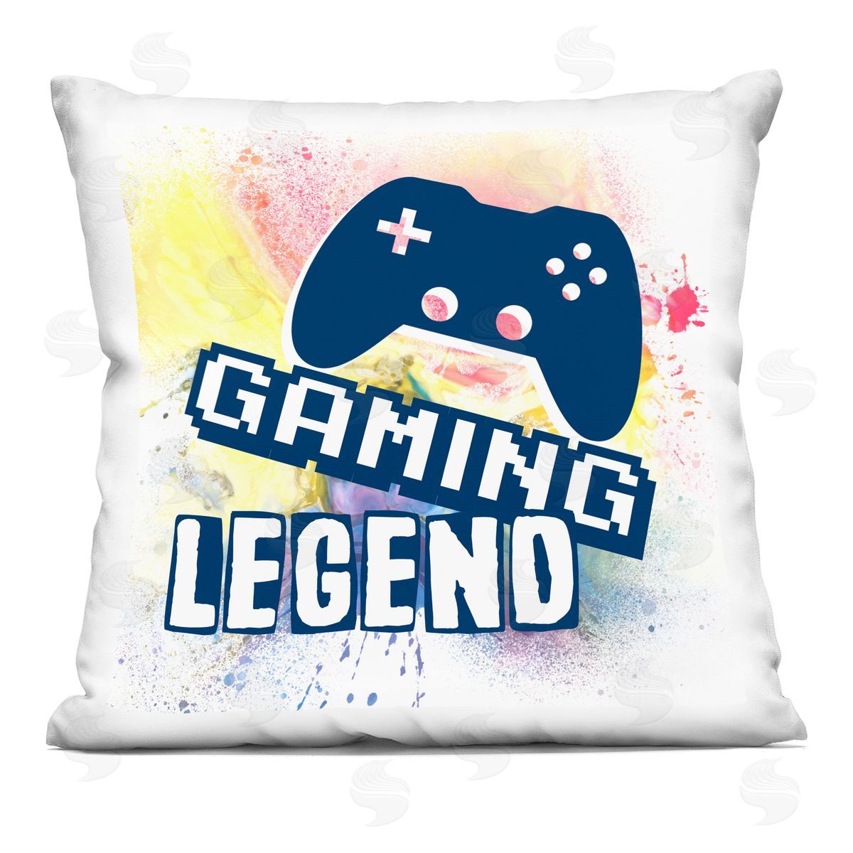 Marcus Prime Retro Gaming Legend Printed Plush Polyester Throw Pillow