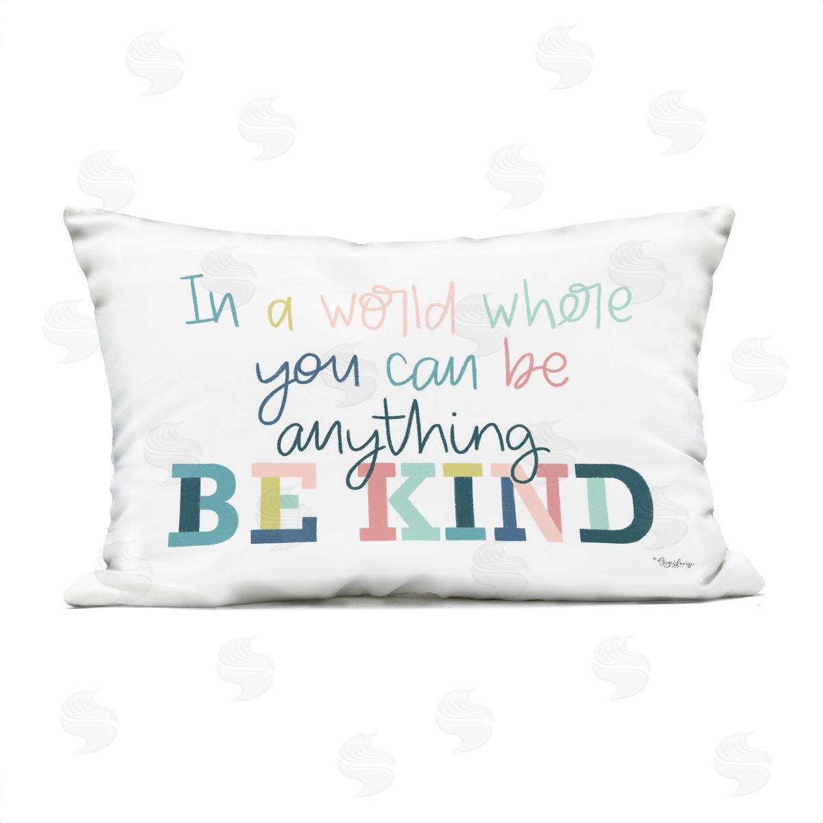 Gigi Louise Be Kind In A World Outdoor Quick-Dry Polyester Printed Throw Pillow