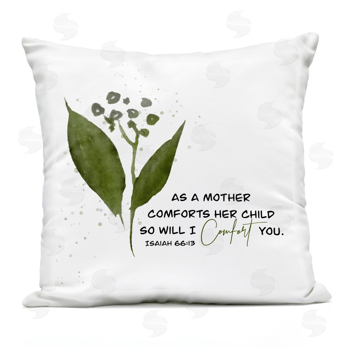 Amber Clarkson Proverb & Abstract Flower Outdoor Quick-Dry Polyester Printed Throw Pillow