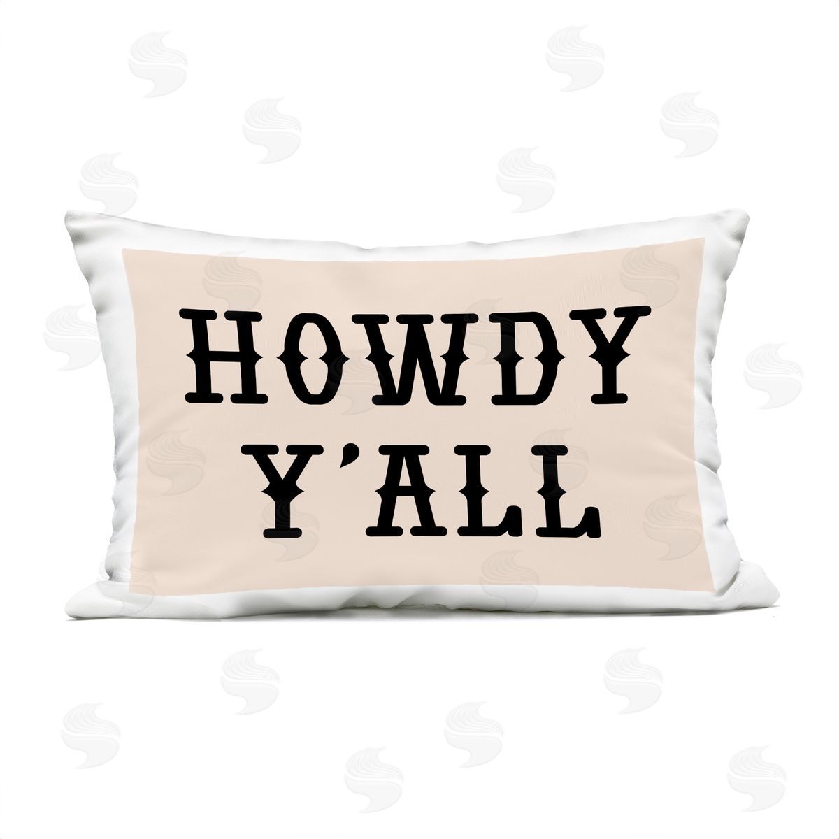 Daniela Santiago Southwestern Howdy Y'all Outdoor Quick-Dry Polyester Printed Throw Pillow