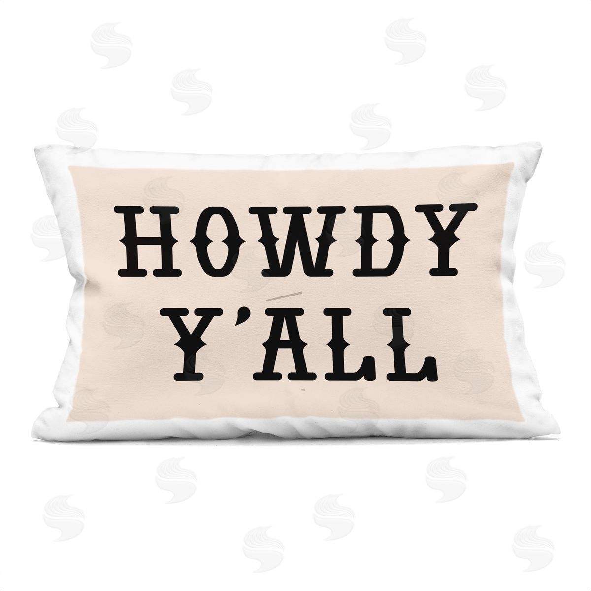 Daniela Santiago Southwestern Howdy Y'all Printed Plush Polyester Throw Pillow