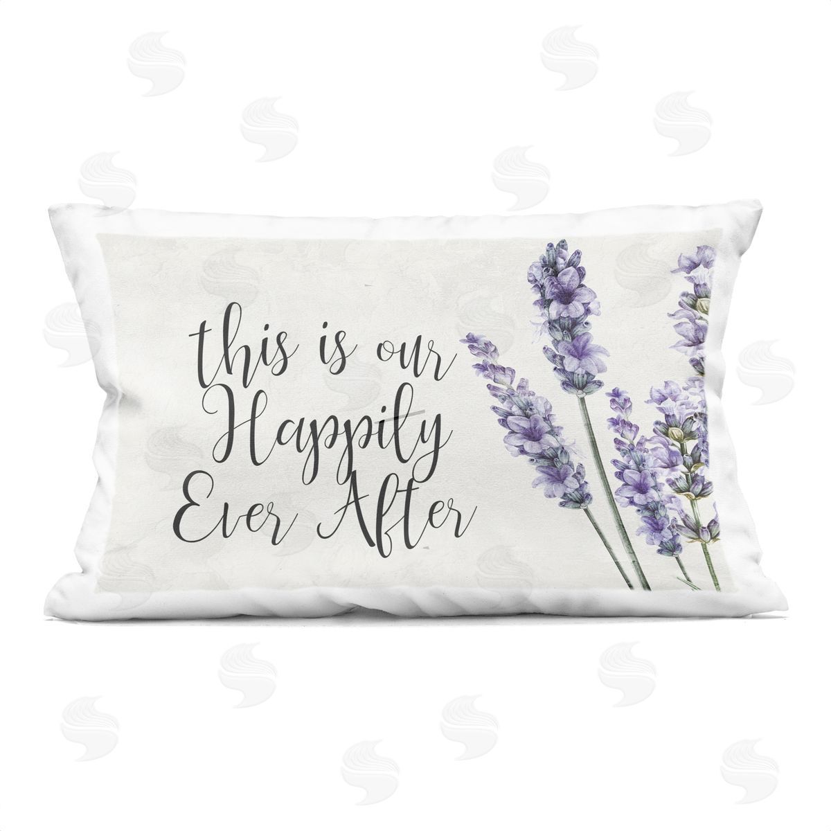 Kim Allen Happily Ever After Lavender Plush Polyester Art Print Pillow