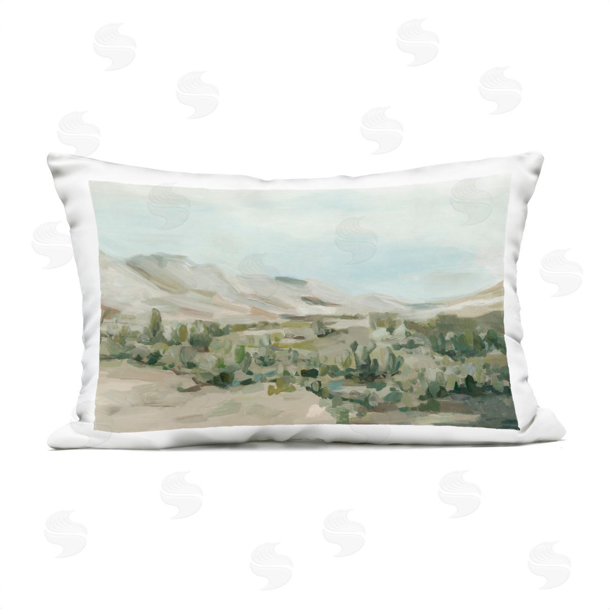 Hannah Dawson Desert Majesty Landscape Plush Polyester Art Print Pillow