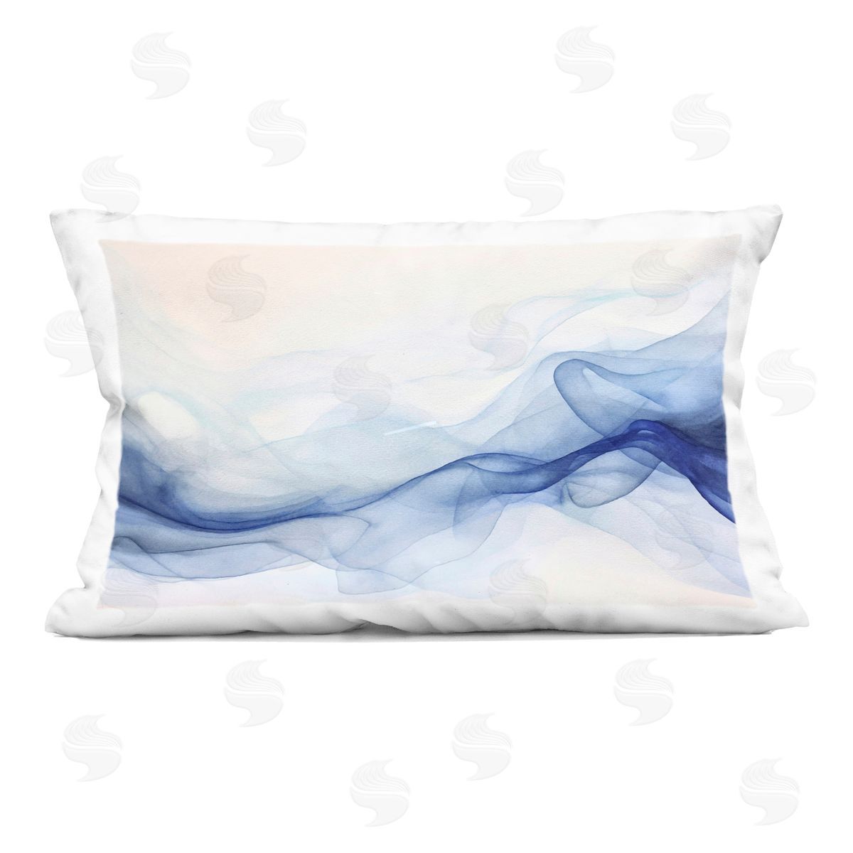 stupell industries Andrea Haase | Indigo Ethereal Mist Printed Throw Pillow
