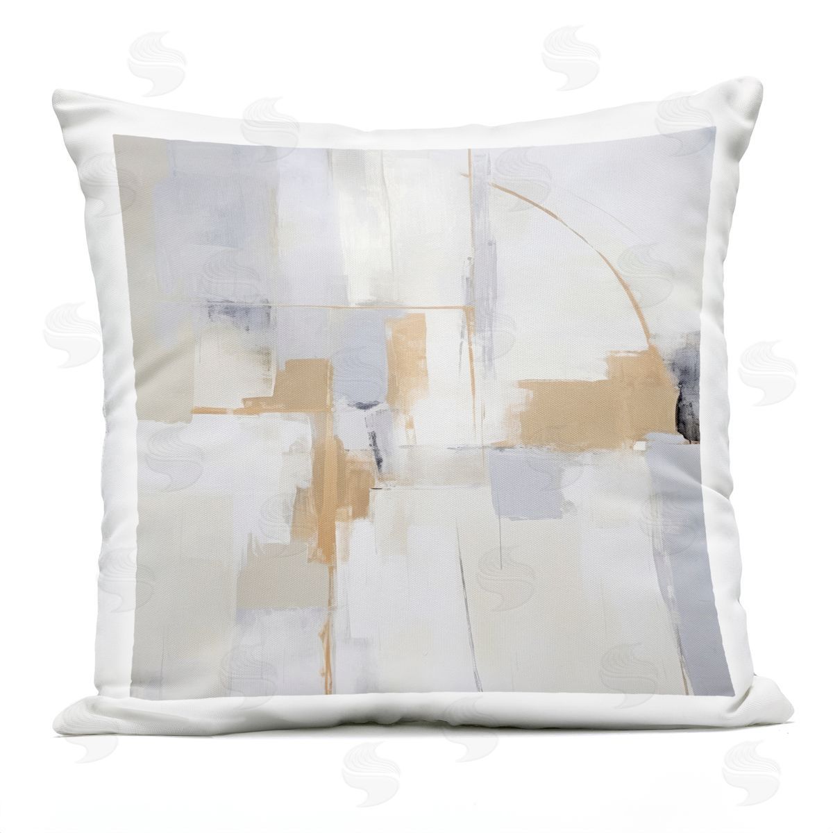 Irena Orlov Subtle Yellow Visionary Plush Polyester Art Print Pillow