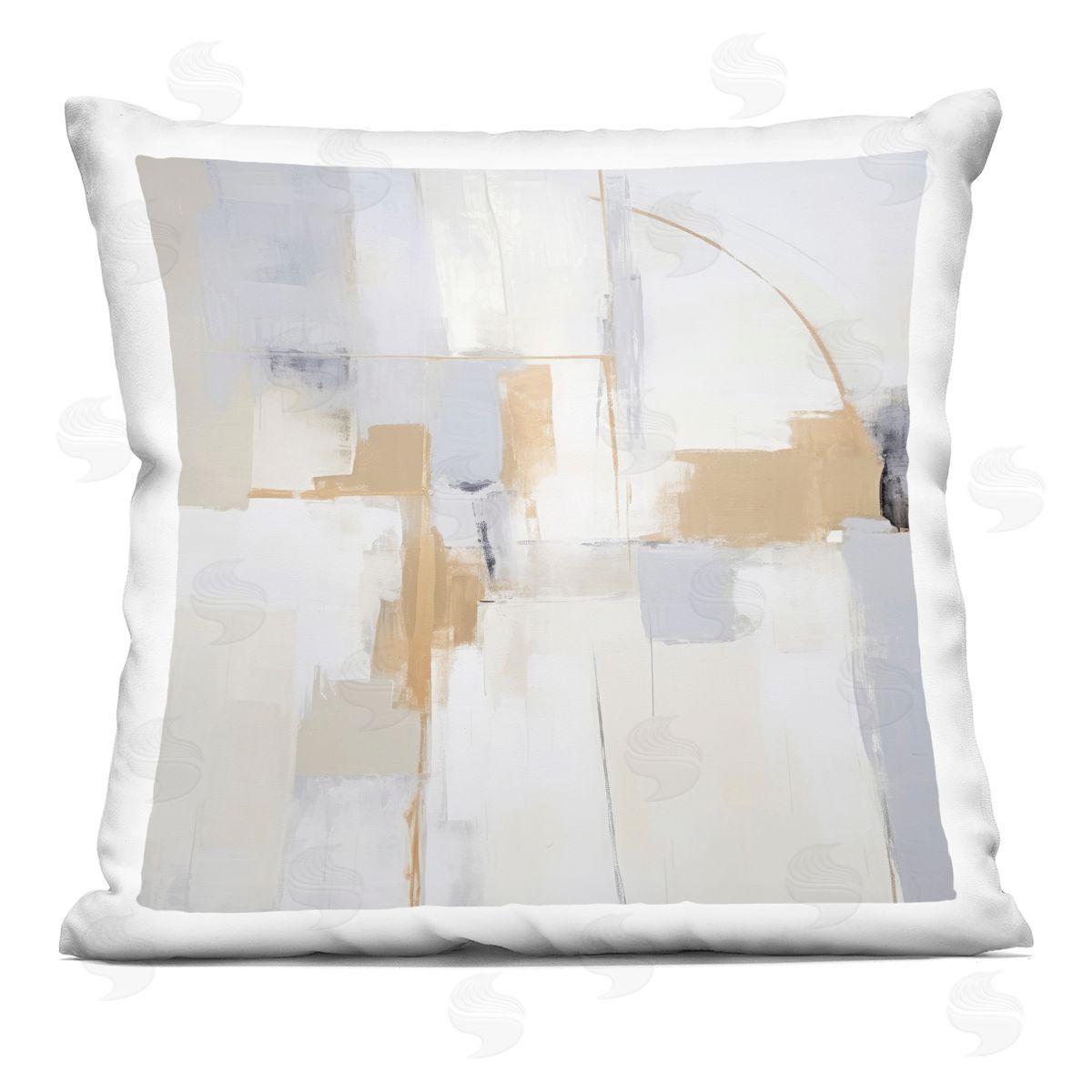 Irena Orlov Subtle Yellow Visionary Plush Polyester Art Print Pillow