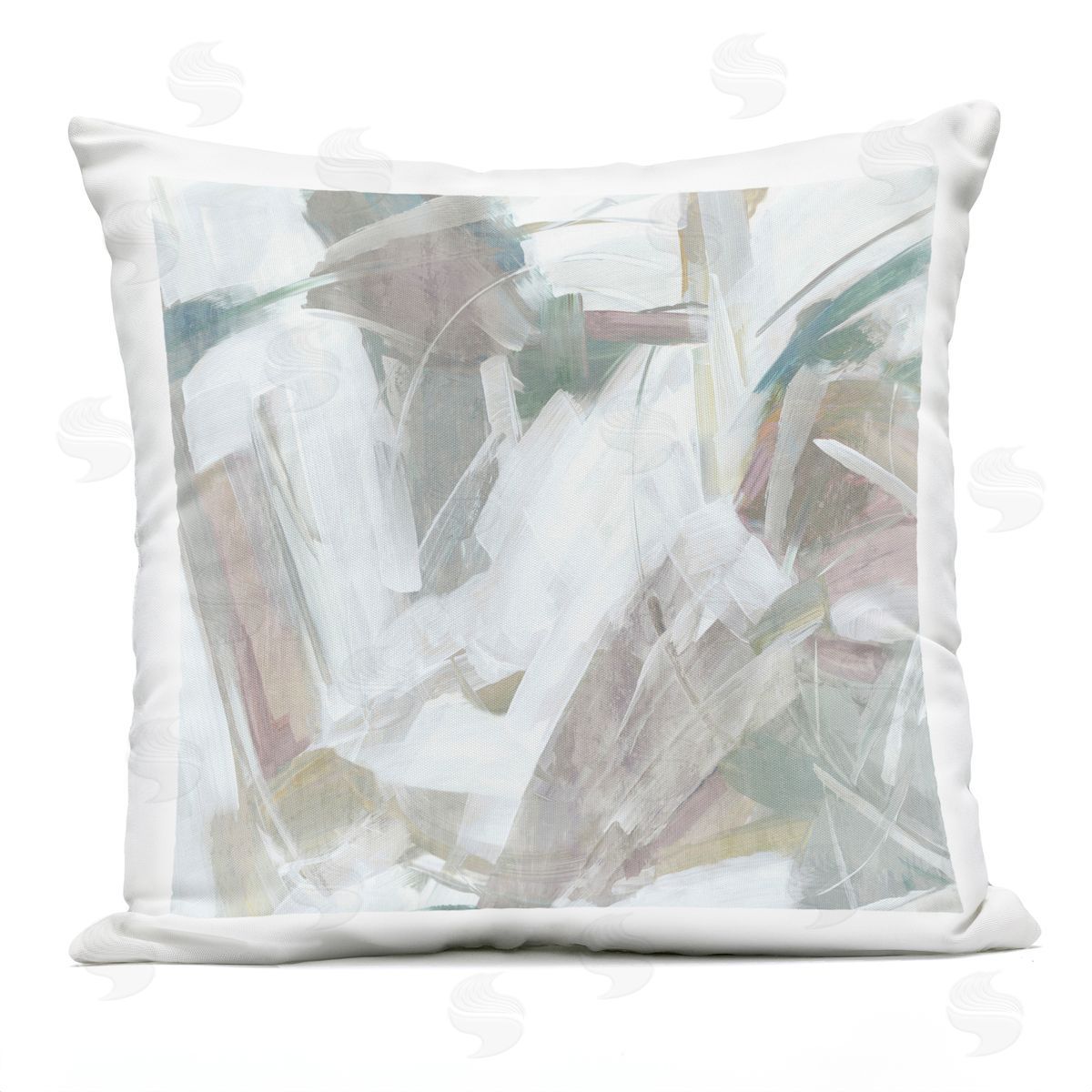 Hannah Dawson Abstract Muted Harmony Plush Polyester Art Print Pillow