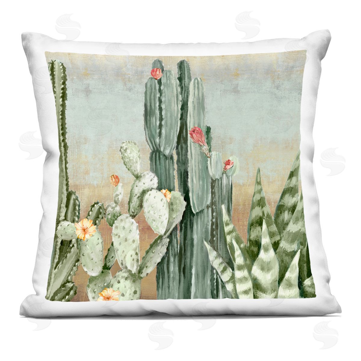 Luna Mavis Bloom Among Thorns Plush Polyester Art Print Pillow