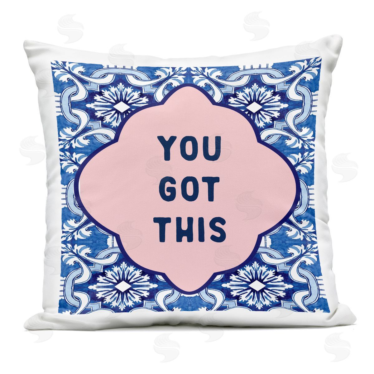 Lettered and Lined You Got This on Boho Outdoor Printed Pillow