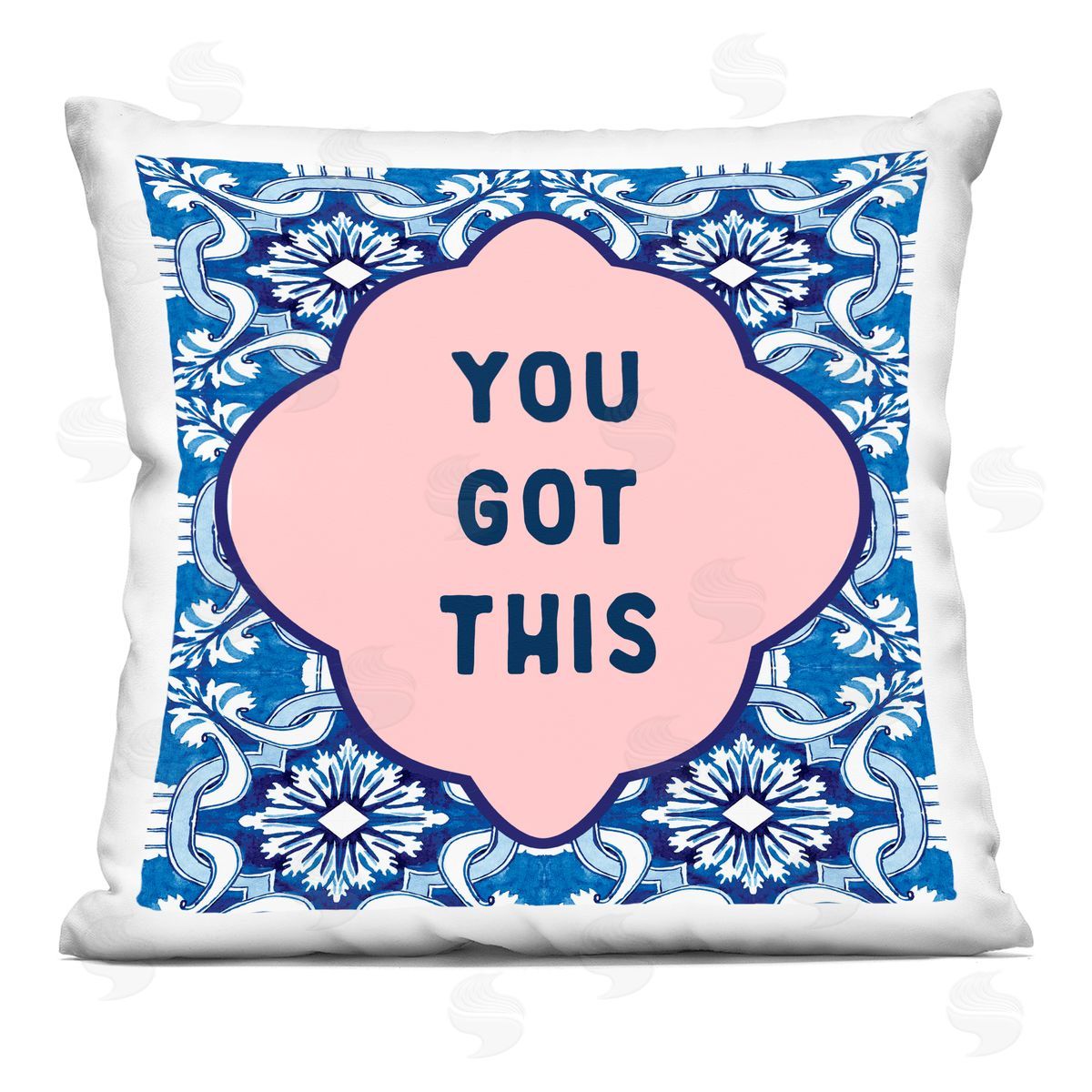 Lettered and Lined You Got This on Boho Indoor Printed Pillow
